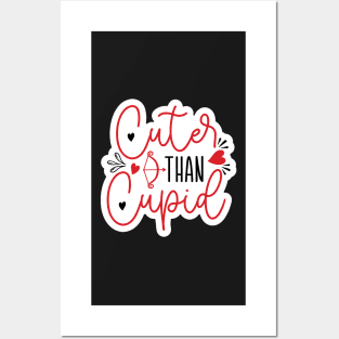 Valentine's Day Stickers - Cuter Than Cupid Posters and Art